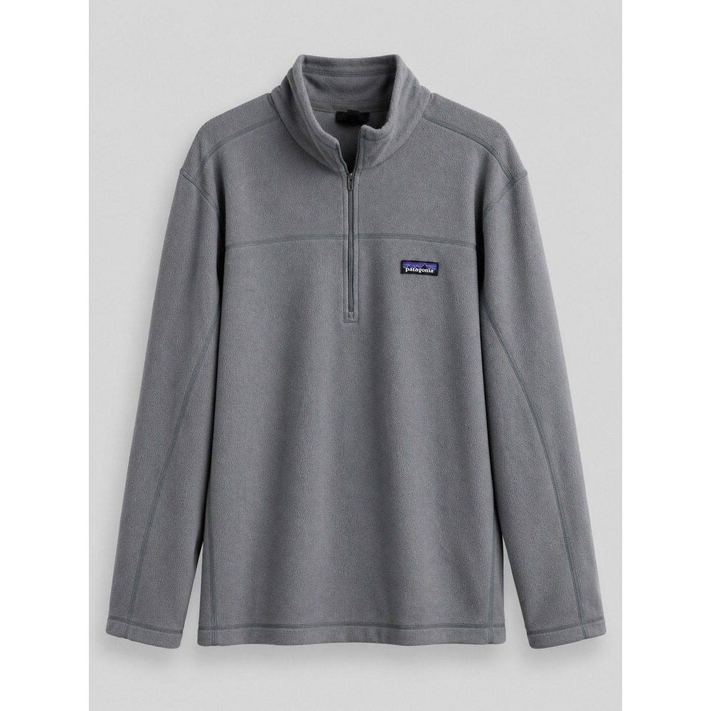 Patagonia Micro D 1/4 Zip Pullover Mens XXL Grey Fleece Sweater Hiking Gorpcore